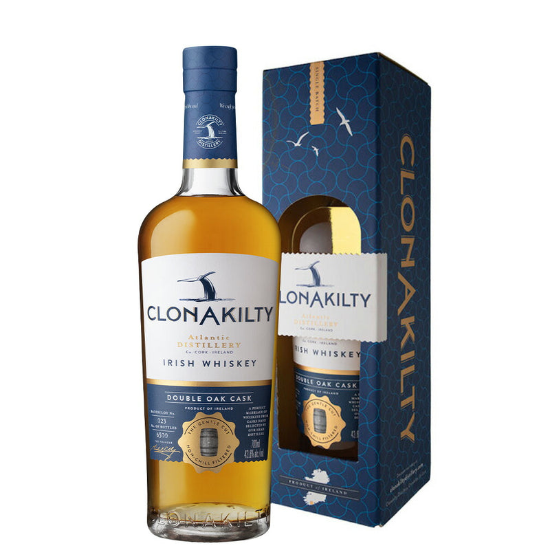 Clonakilty Single Batch Double Oak Irish Whiskey 700ml, 43.6% (No Box)