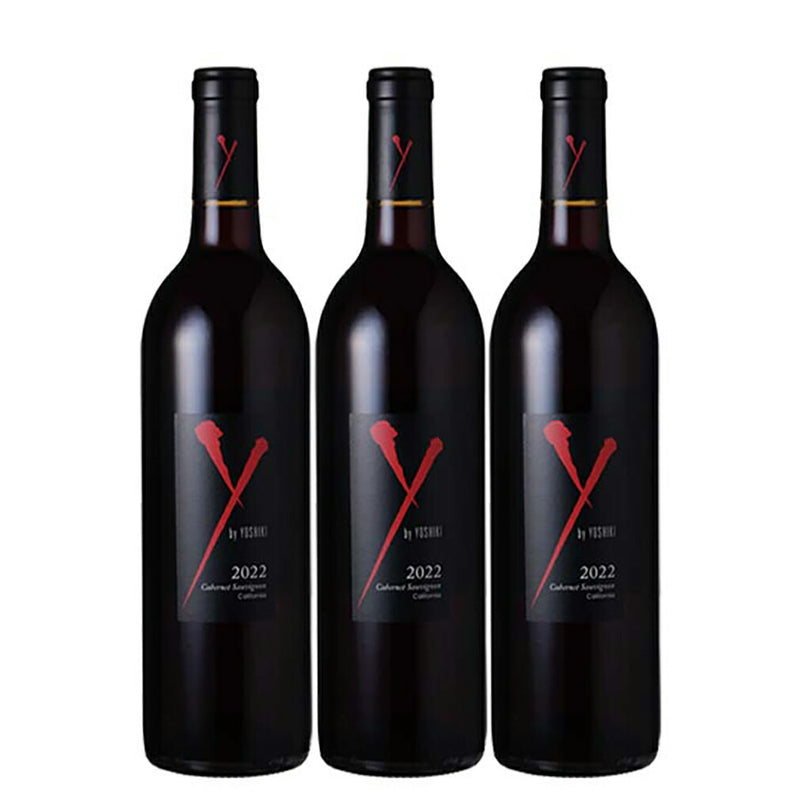 Y by Yoshiki cabernet sauvignon Encore California 2022 750ml 3Bottle