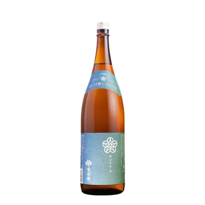 [2CS]Plum wine Goudoshusei Oshukubai Karakuchi Suzumi 1800ml × 2 cases / 12 bottles