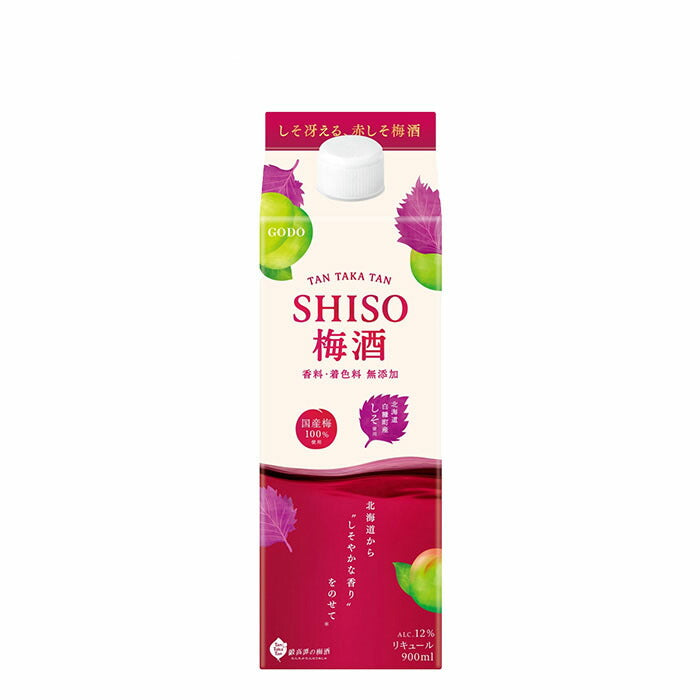 Shiso plum wine TAN TAKA TAN SHISO plum wine pack 900ml 1 bottle