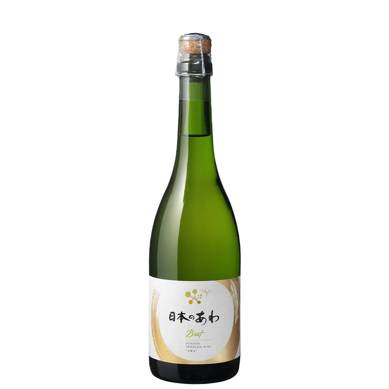 Chateau Mercian Japan no Awa Nagano Chardonnay 720ml, 1 Bottle, Japanese Wine, Sparkling Wine