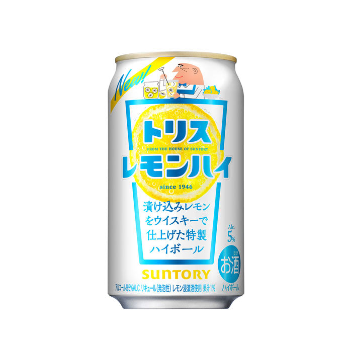 [1CS] SUNTORY Lemon High Torys 350ml x 24 cans Whisky Highball