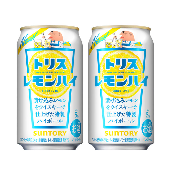 [2CS] SUNTORY Lemon High Torys 350ml x 48 cans Whisky Highball