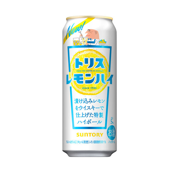 [1CS] SUNTORY Lemon High Torys 500ml x 24 cans Whisky Highball