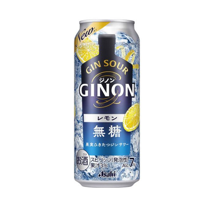 [1CS] Asahibeer GINON Lemon 500ml x 24 cans Gin Highball