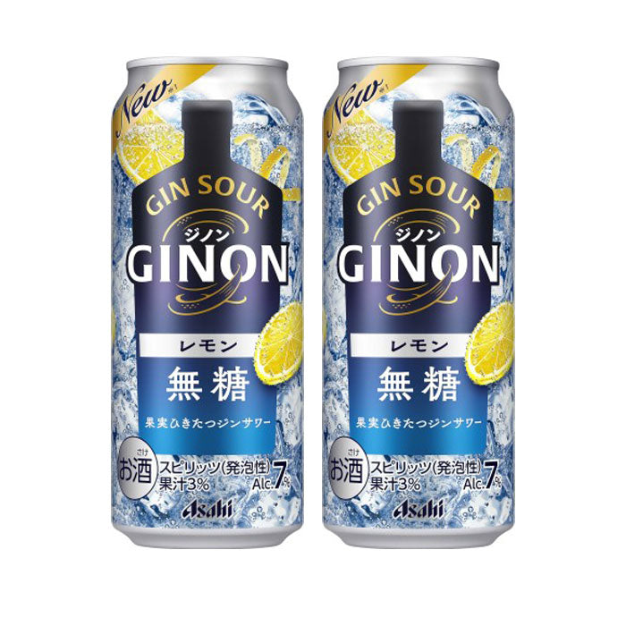 [2CS] Asahibeer GINON Lemon 500ml x 48 cans Gin Highball