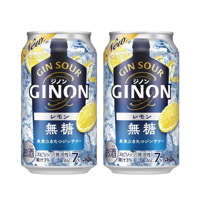 [2CS] Asahibeer GINON Lemon 350ml x 48 cans Gin Highball