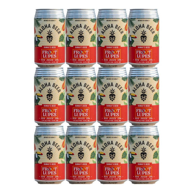 ALOHA BEER FROOT LUPES BIG JUICY IPA 355ml 12 cans