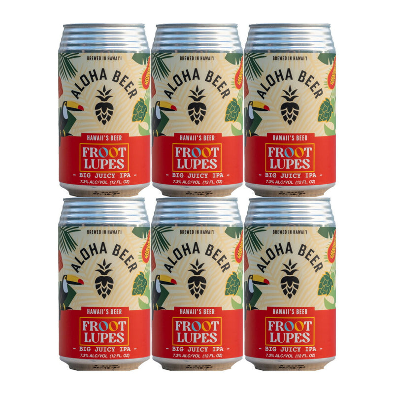 ALOHA BEER FROOT LUPES BIG JUICY IPA 355ml 6 cans