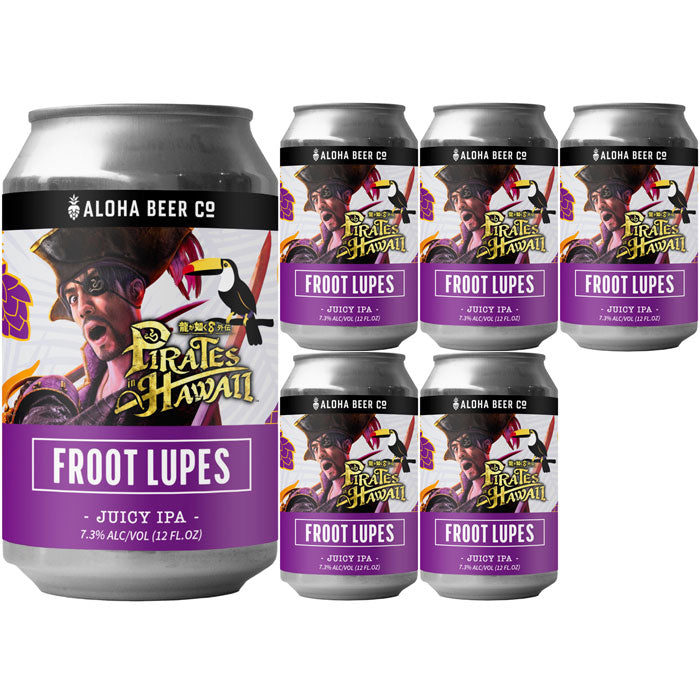 [6CANS] ALOHA BEER FROOT LUPES 355ml x 6 cans