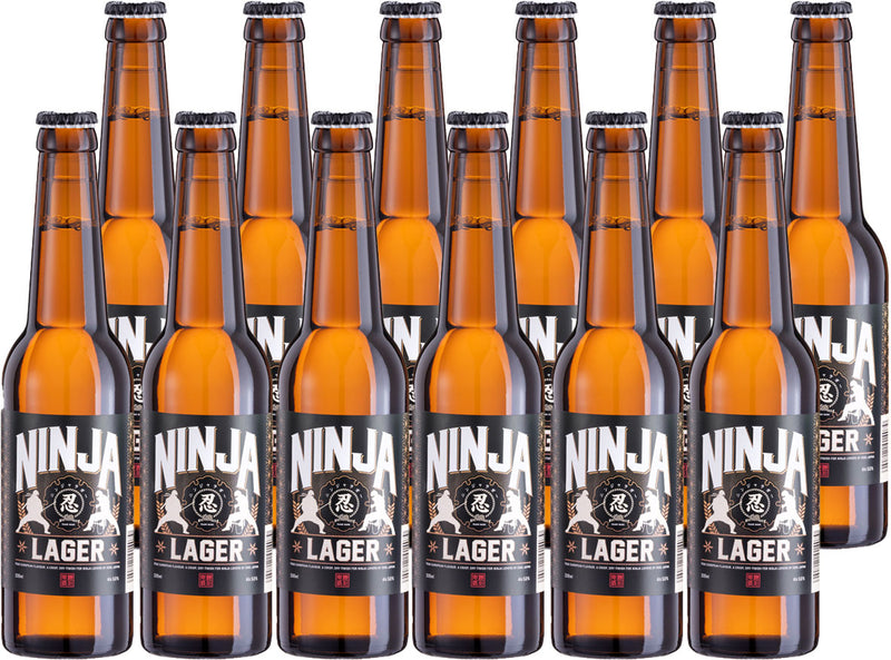 Ninja Lager 330ml 12bottles