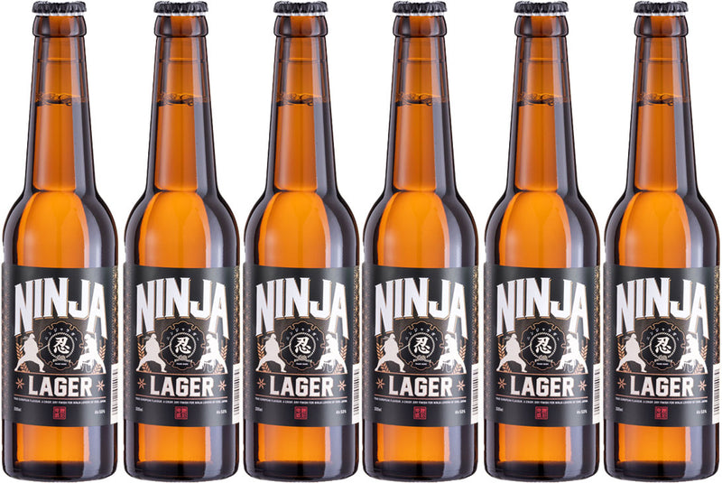 Ninja Lager 330ml 6bottles