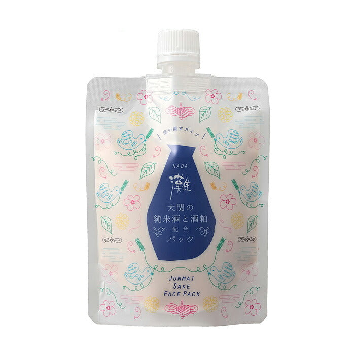 Ozeki. Nada Facial mask infused with pure rice sake and sake lees 170g