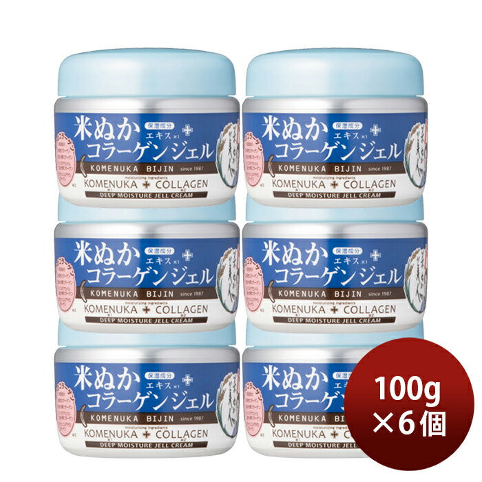 Nihonsakari. Komenukabijin. Collagen beauty gel 100g x 6