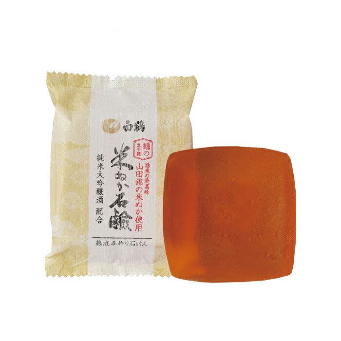 Hakutsuru Tsuru no Tamatebako. Bar Soap. Rice Bran Soap 100g