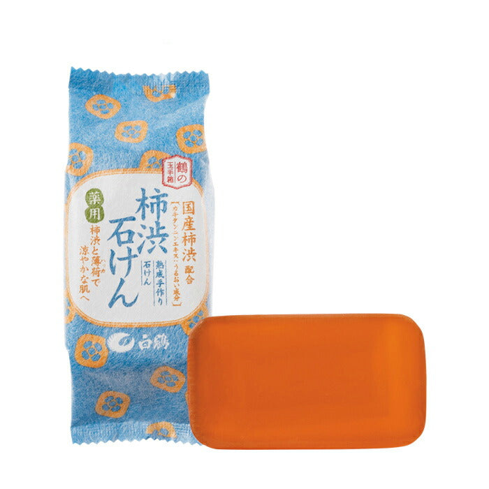 Hakutsuru Tsuru no Tamatebako. Bar Soap. Persimmon Tannin Soap 110g