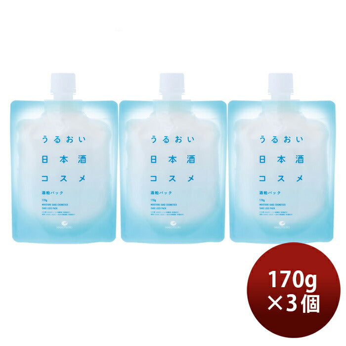 Hakutsuru. Uruoi Sake Cosmetics. Sake Lees Face Mask 170g x 3