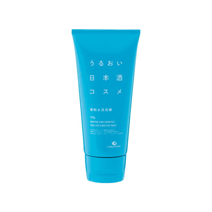 Hakutsuru. Uruoi Sake Cosmetics. Clay Cleansing Foam with Sake Lees 100g