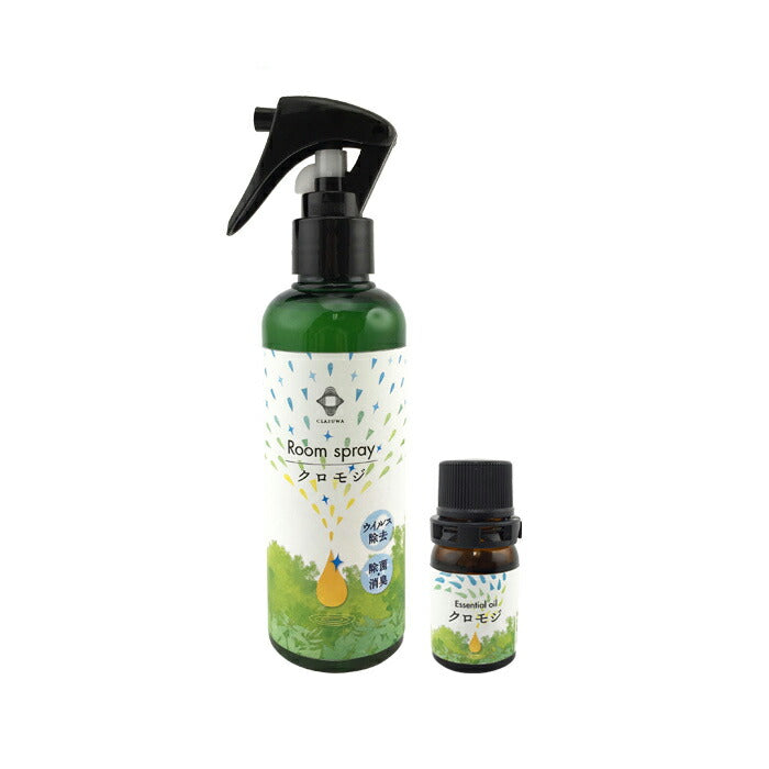 Clasuwa. Room Fragrance 2-Piece Set [Kuromoji Spray 200ml & Essential Oil]